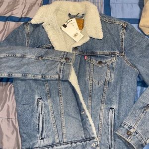 Levi Jean jacket Sherpa lined